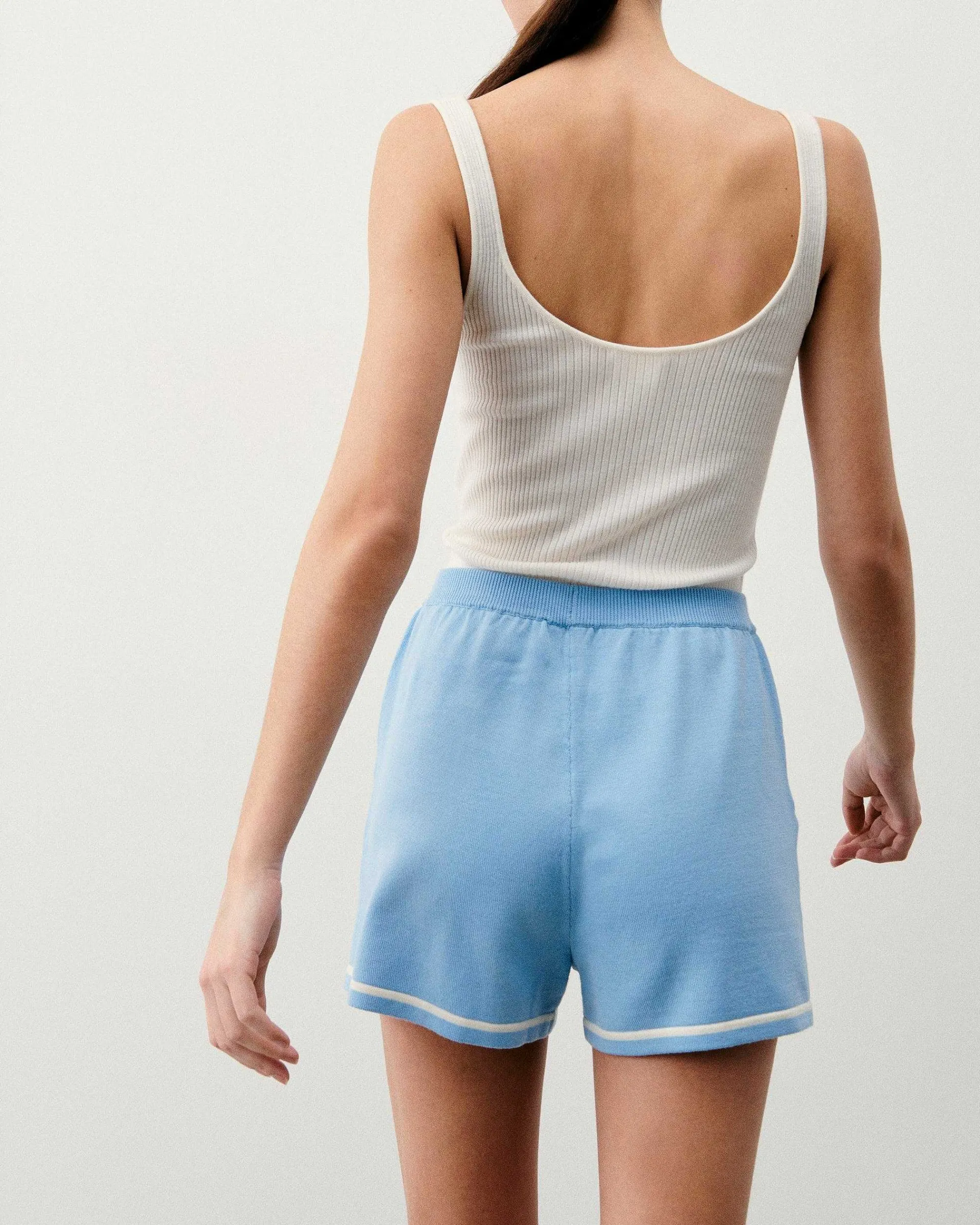 Hot FROM FUTURE Short Court Baby Blue