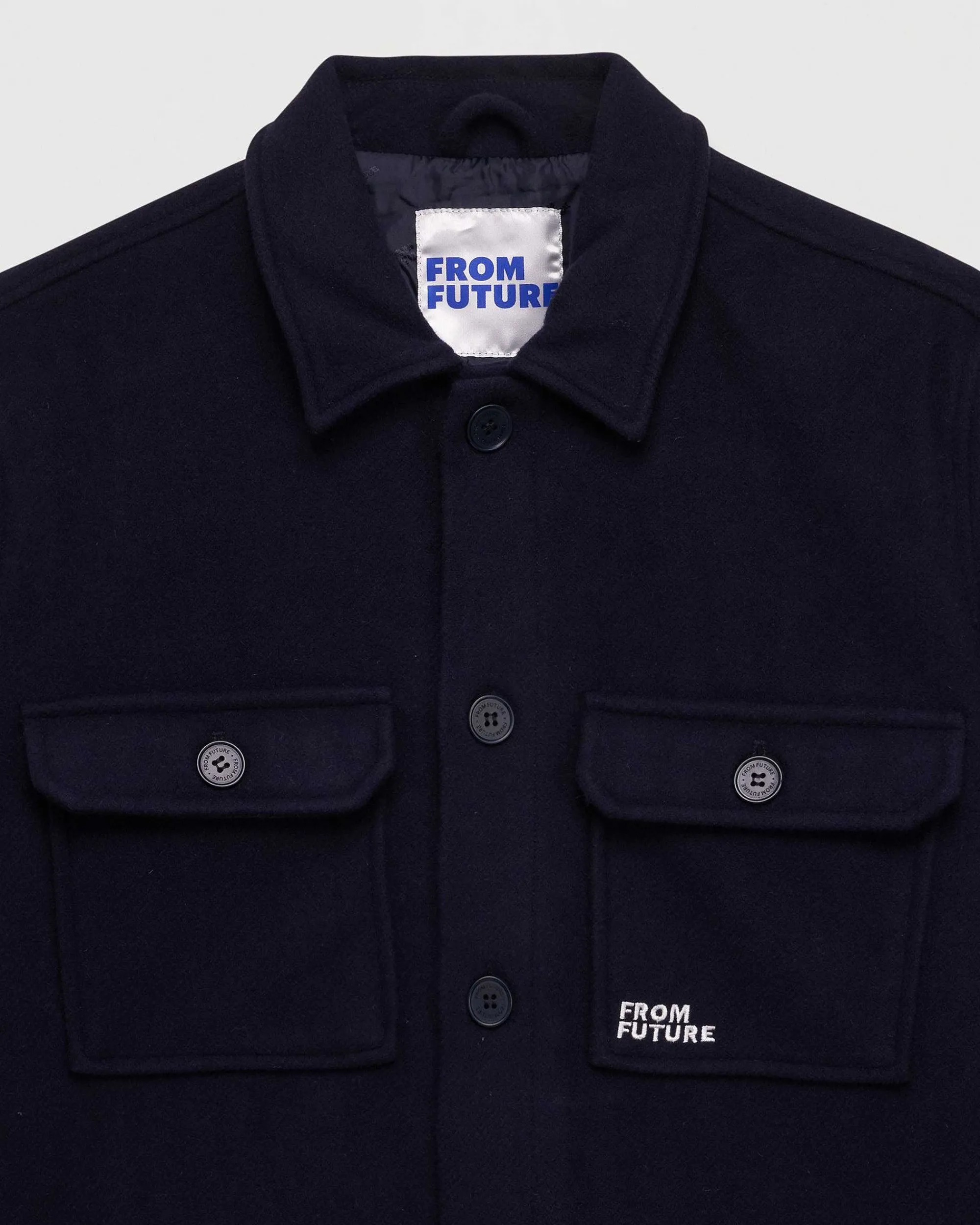 Cheap FROM FUTURE Surchemise Uni Navy