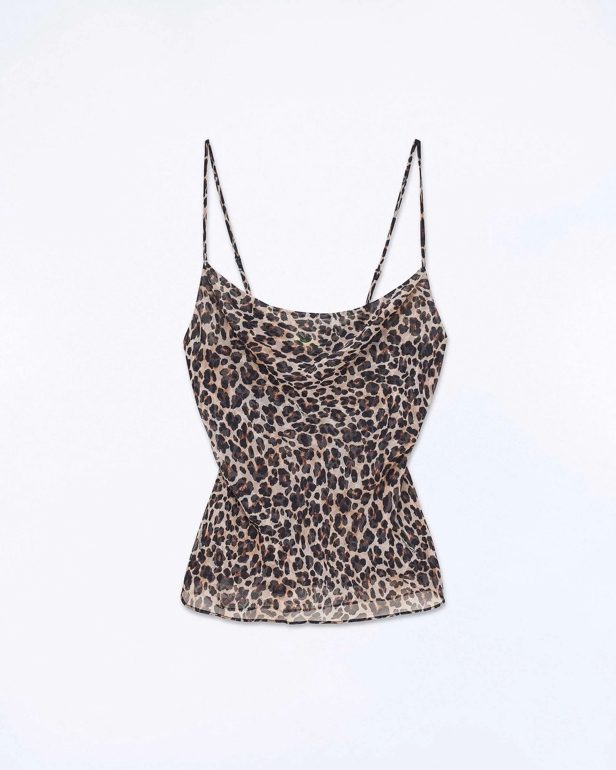 Discount FROM FUTURE Top Bretelle Mousseline Winter Leopard