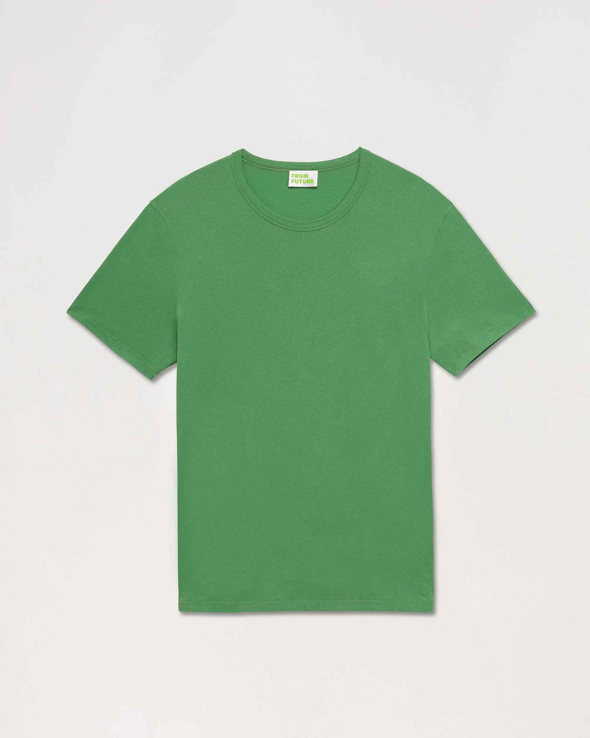 Clearance FROM FUTURE T-Shirt Col Rond Basique Olive Green