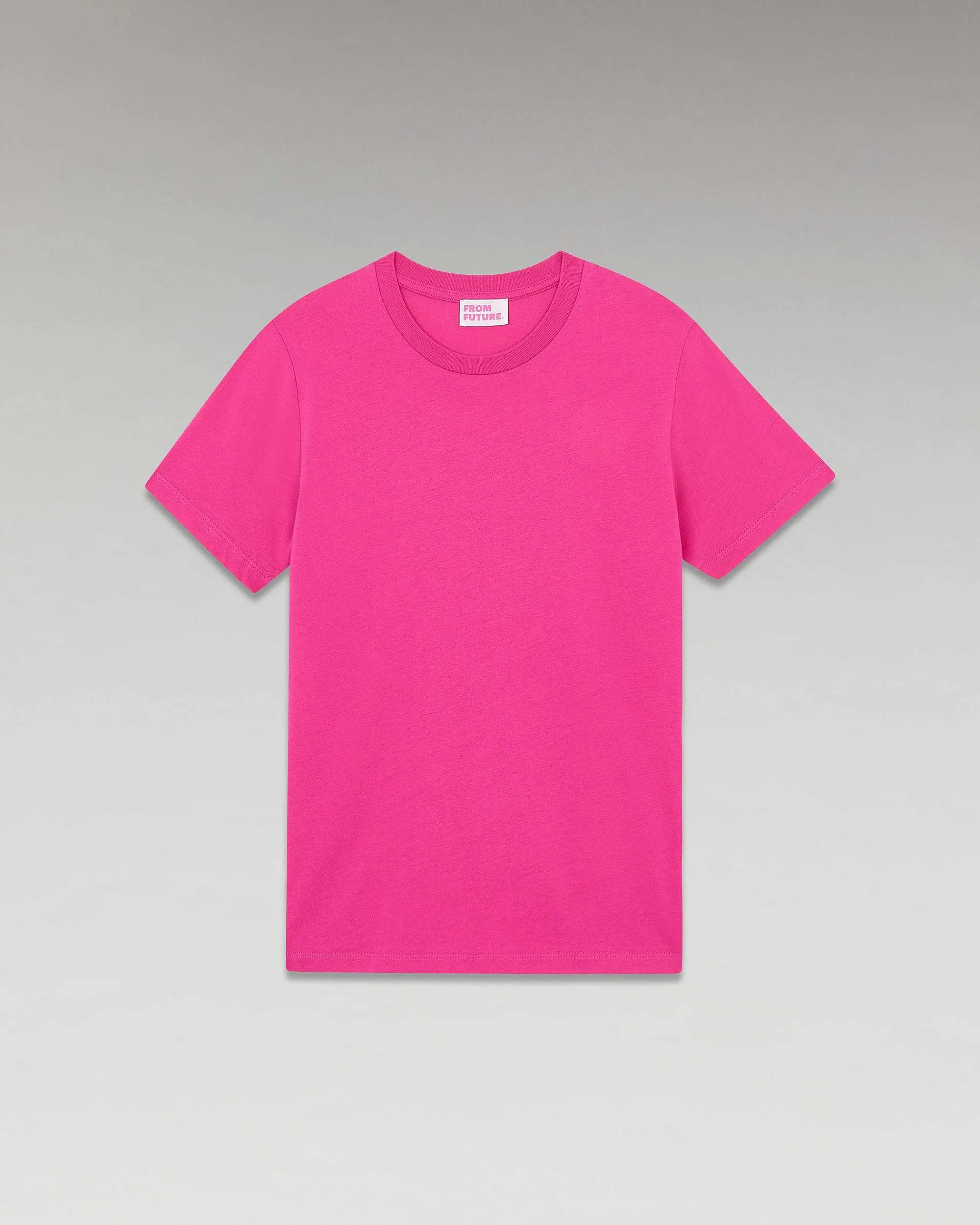 Cheap FROM FUTURE T-Shirt Col Rond Boyfriend Flash Pink