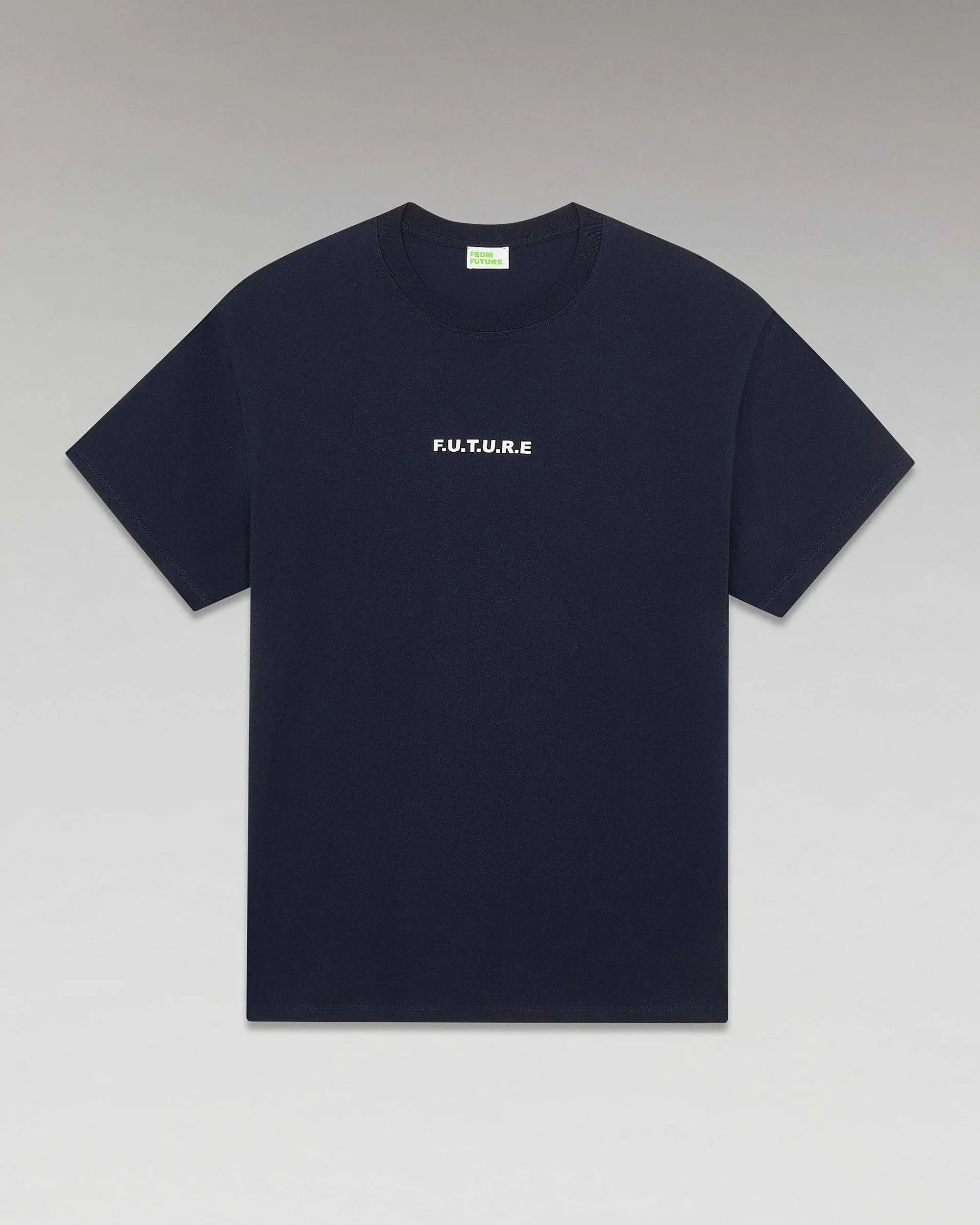 Shop FROM FUTURE T-Shirt Col Rond Future Navy