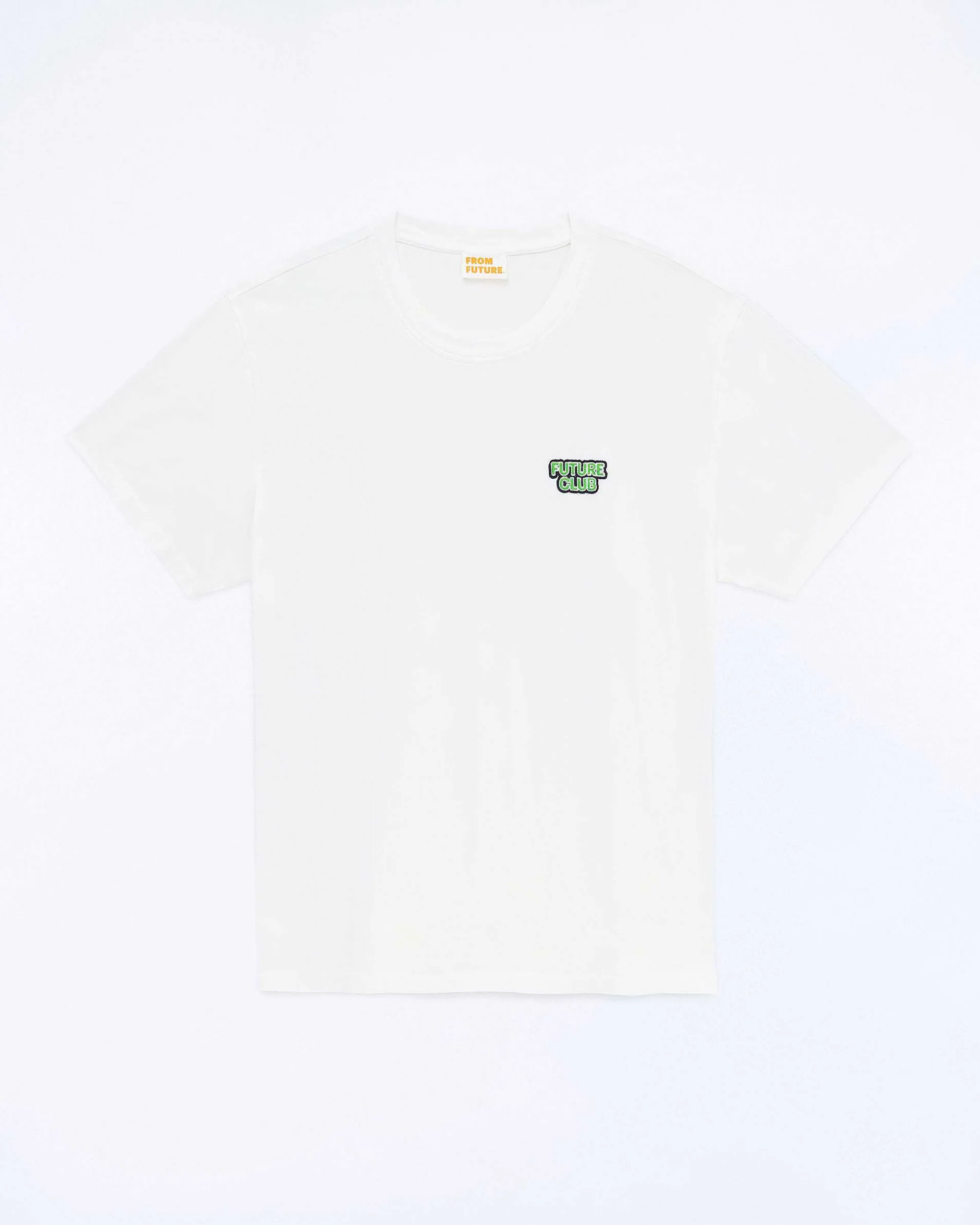 Clearance FROM FUTURE T-Shirt Col Rond Future Club Blanc