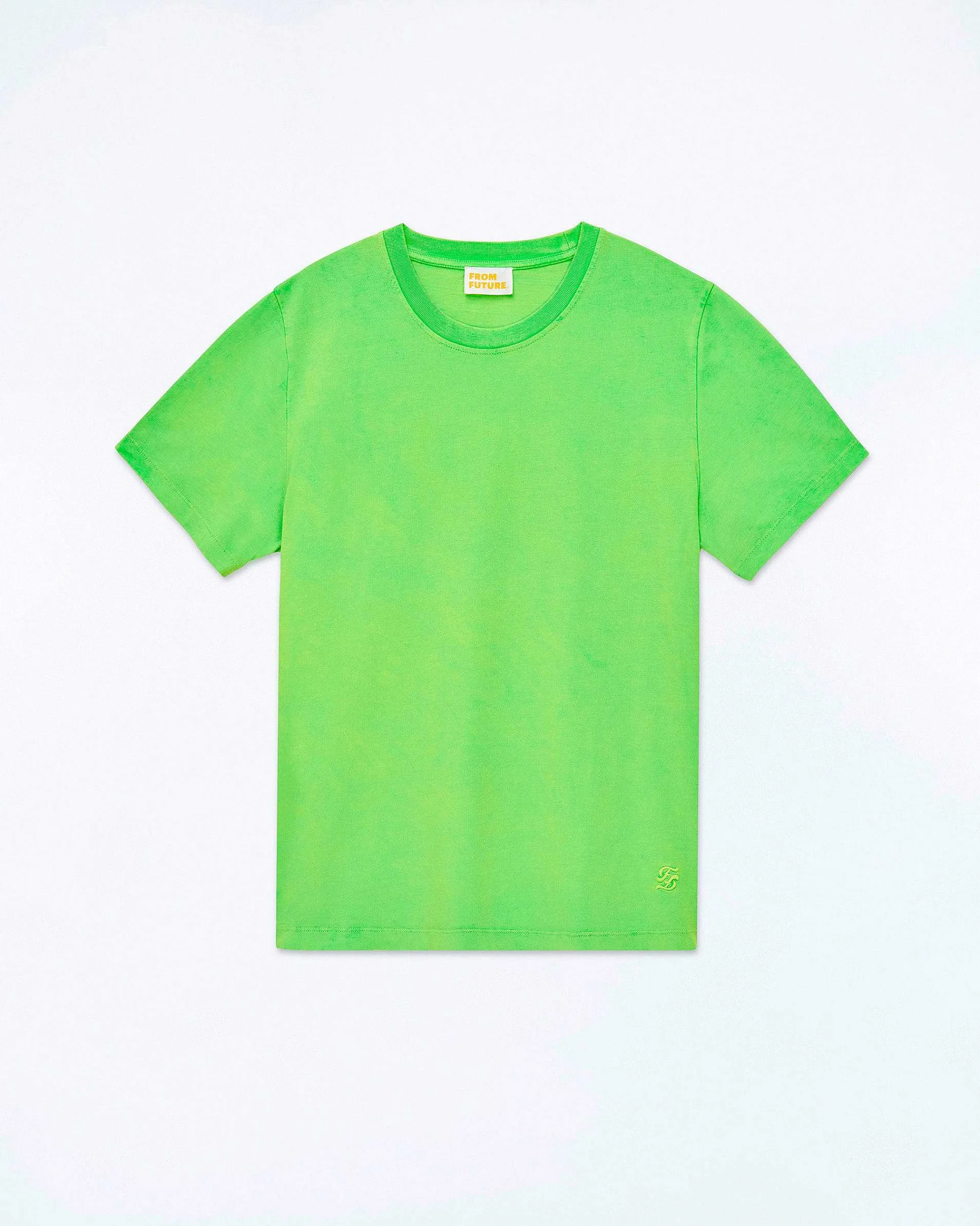 Hot FROM FUTURE T-Shirt Col Rond Manches Courtes Magic Green