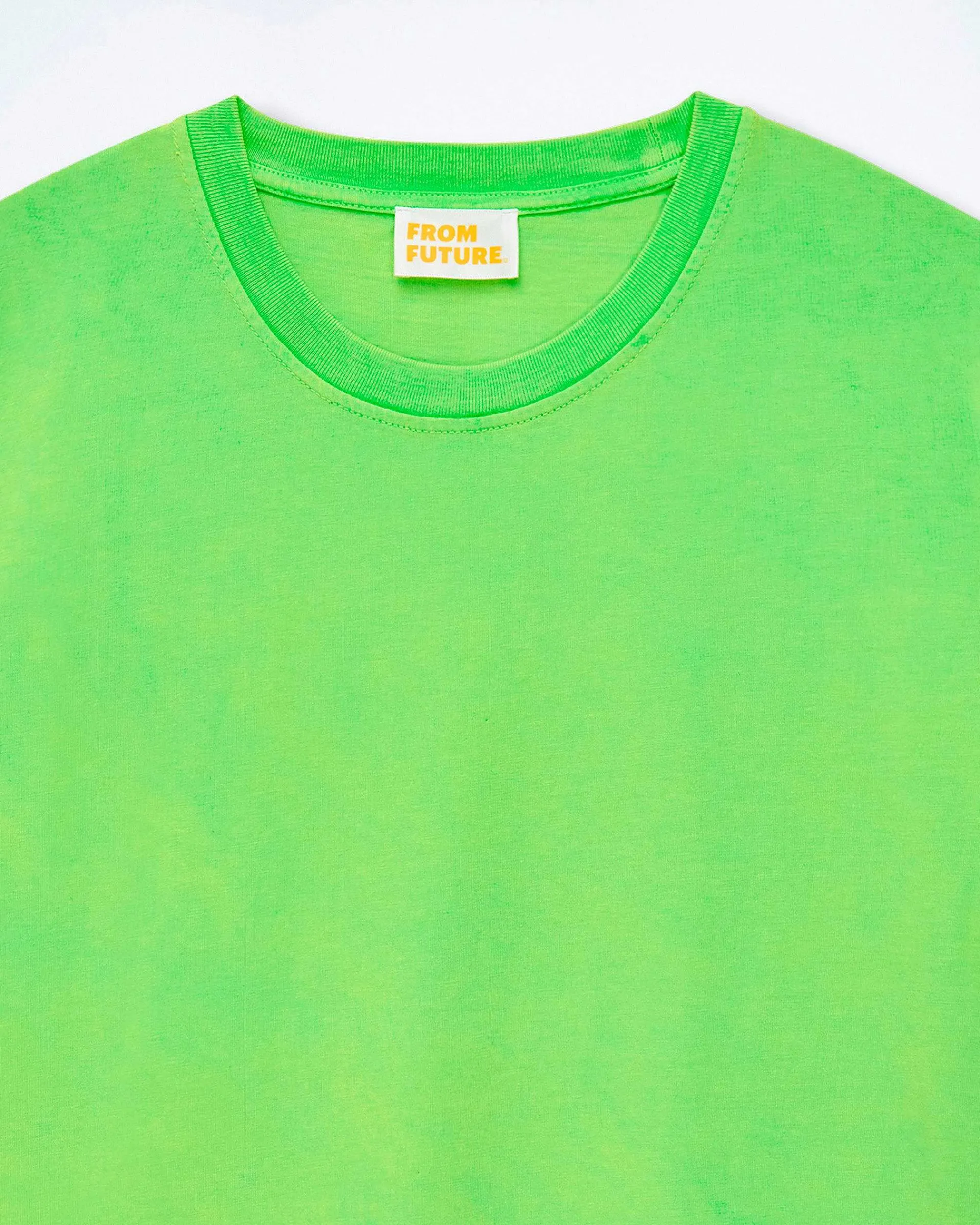 Hot FROM FUTURE T-Shirt Col Rond Manches Courtes Magic Green