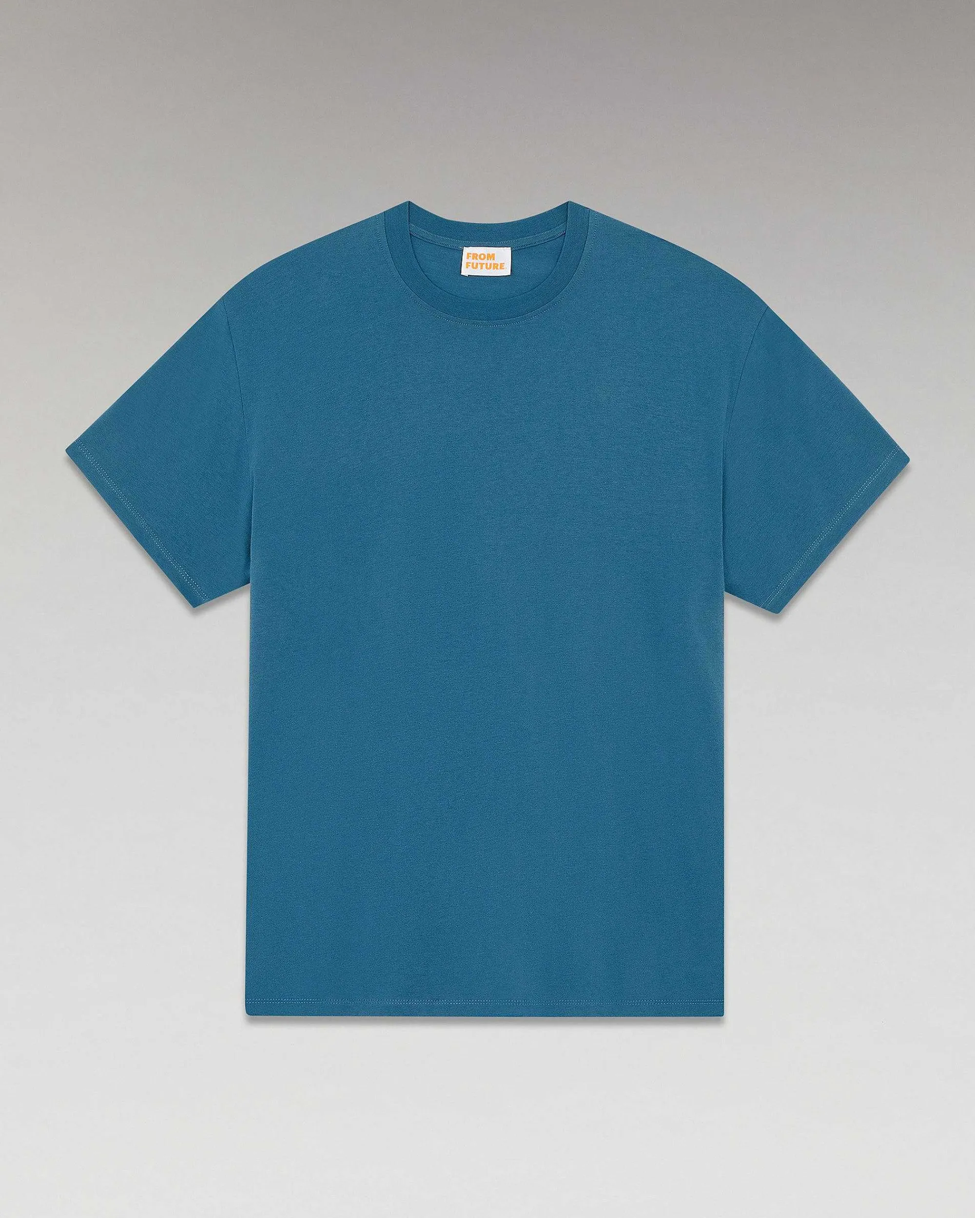 Sale FROM FUTURE T-Shirt Col Rond Oversize Prussian Blue