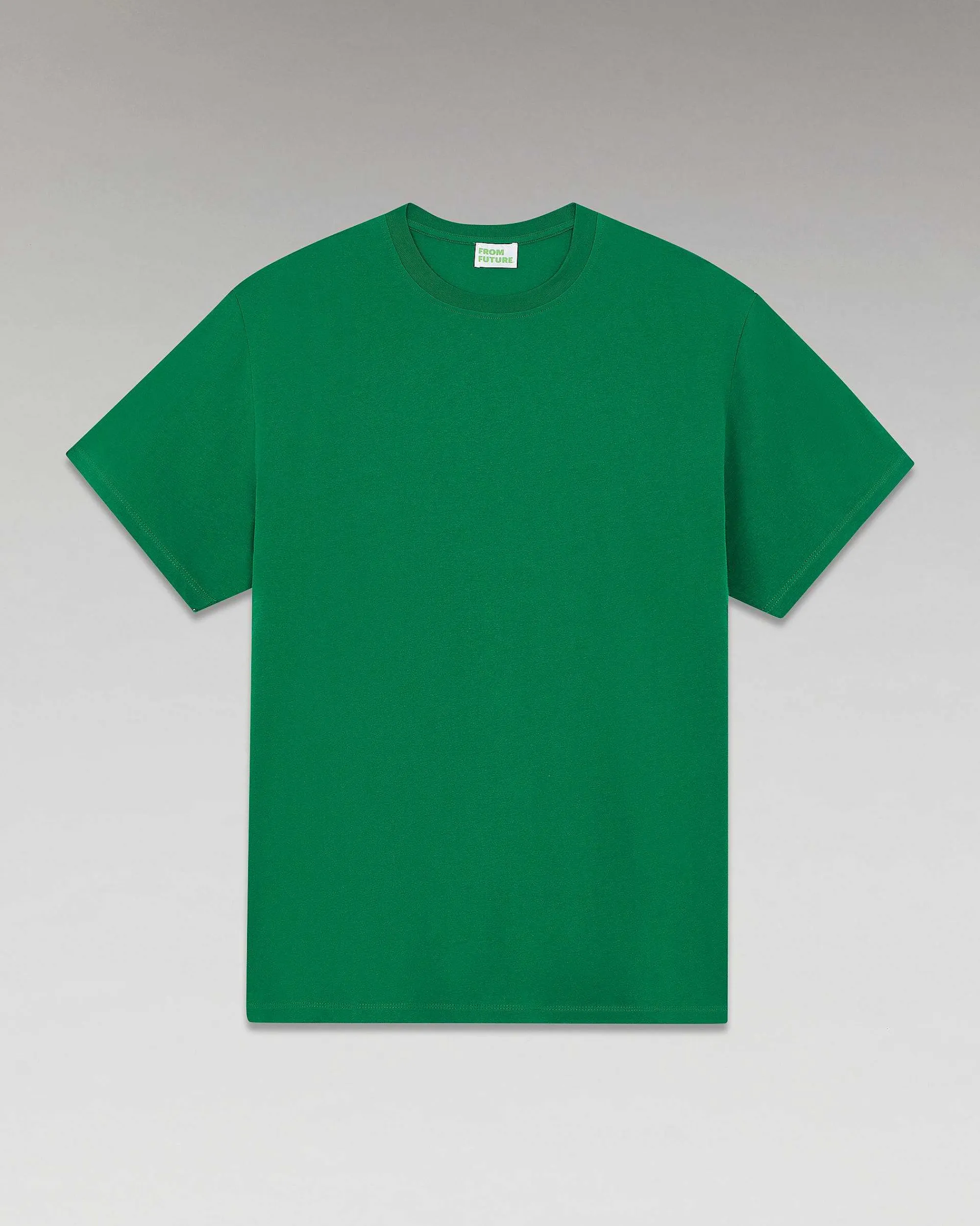 Best Sale FROM FUTURE T-Shirt Col Rond Oversize Forest Green