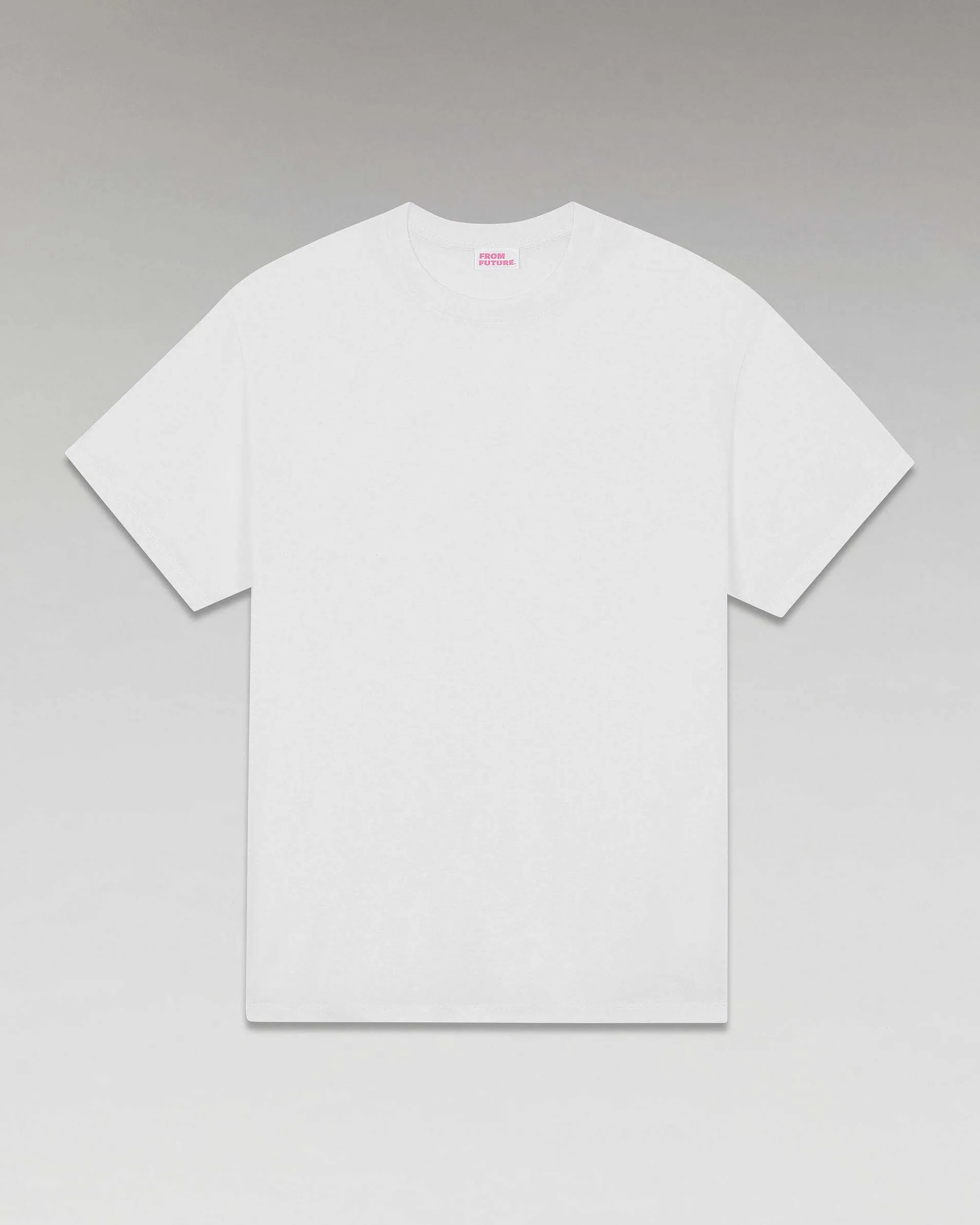 New FROM FUTURE T-Shirt Col Rond Oversize Blanc