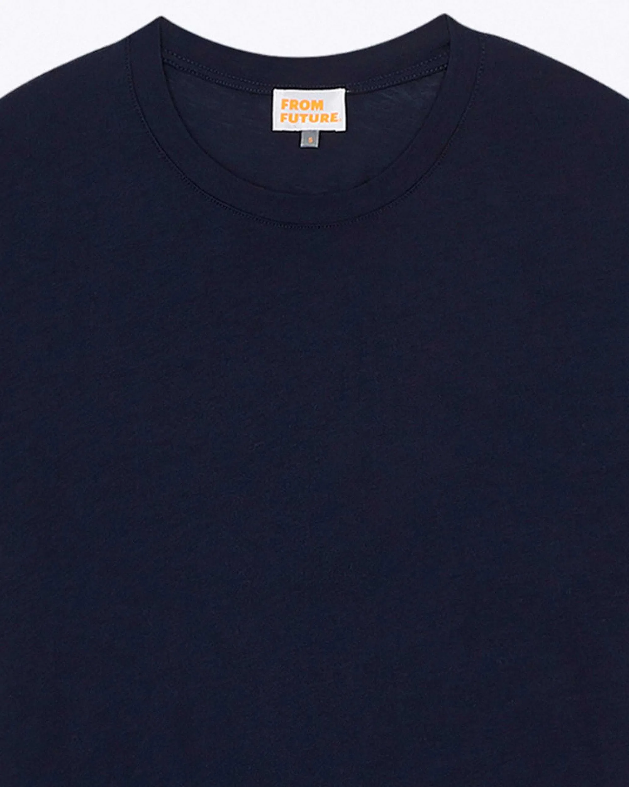 Shop FROM FUTURE T-Shirt Col Rond Supima Navy