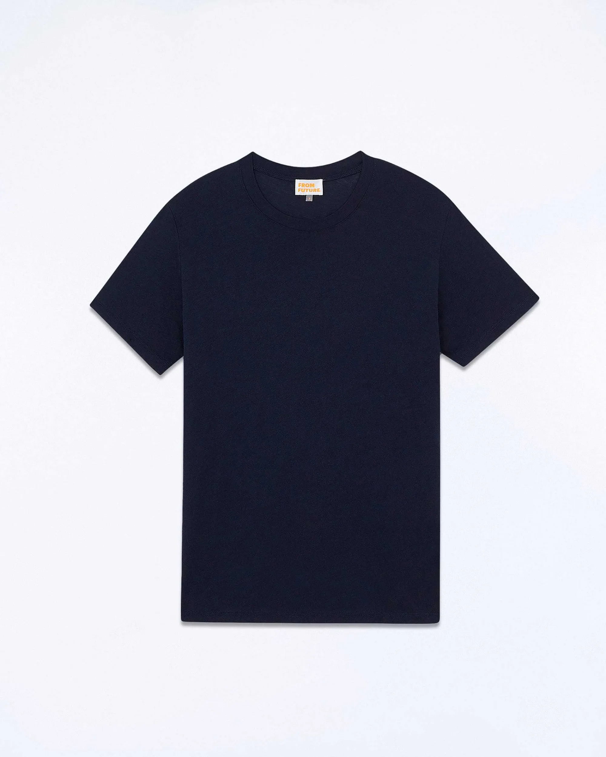 Shop FROM FUTURE T-Shirt Col Rond Supima Navy